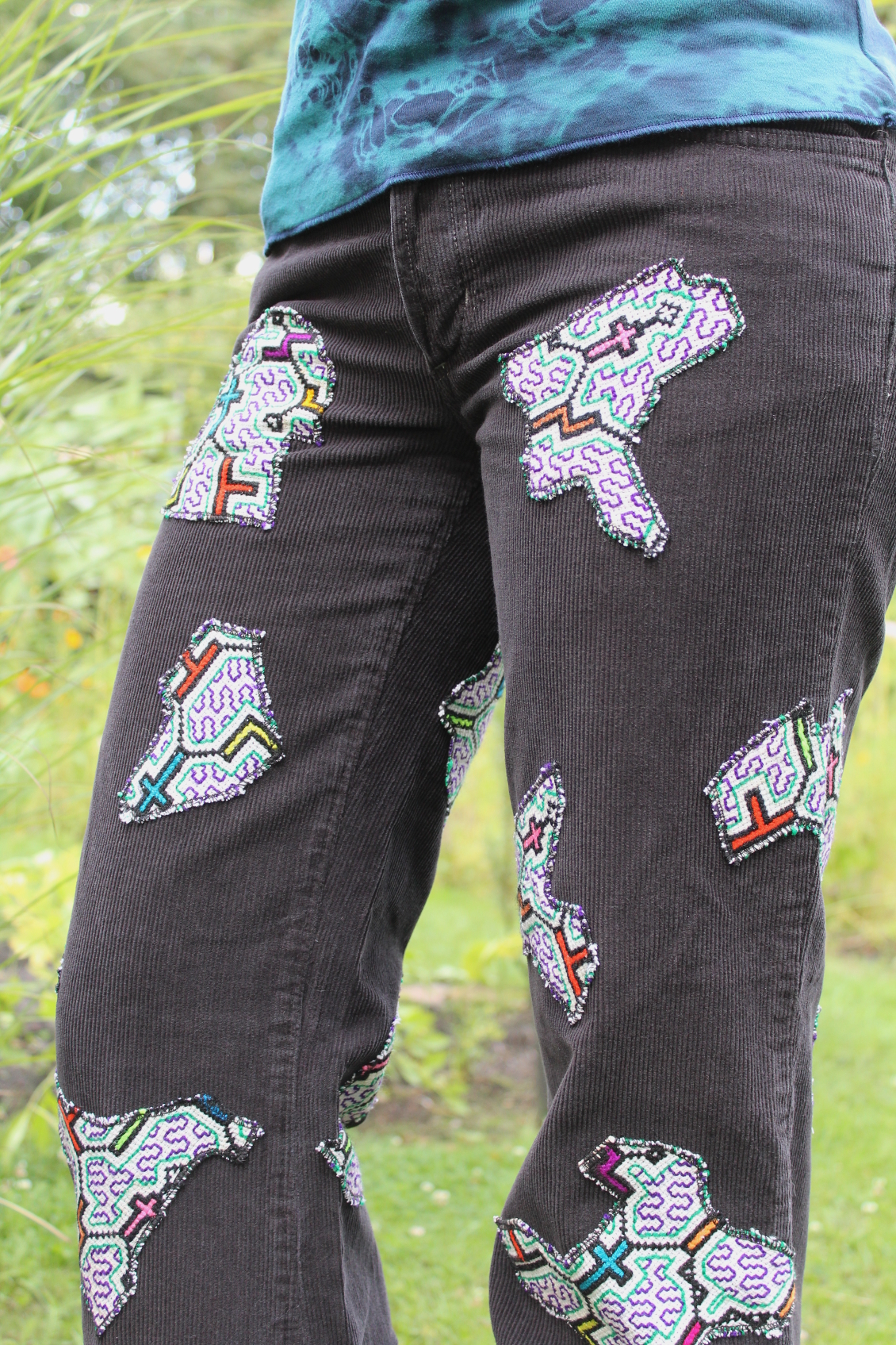 Upcycling Cordhose Shipibo