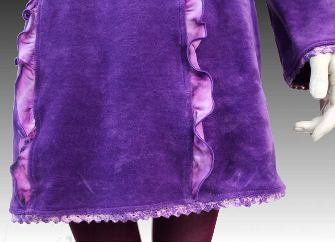 Hoodie Kleid Nisita lila